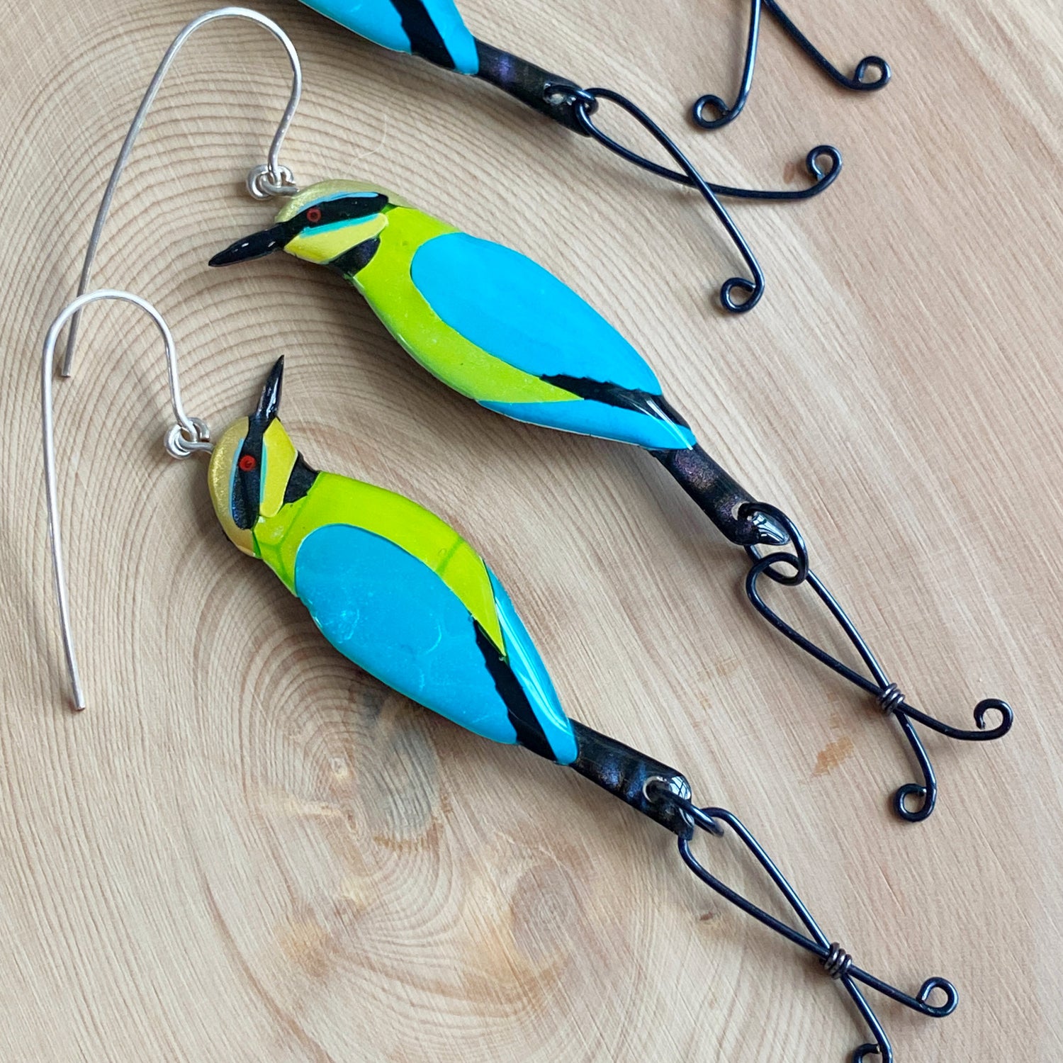 Rainbow Bee-Eater Earrings