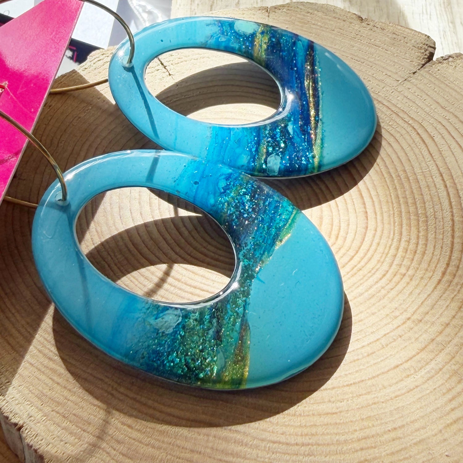 Oval Hoop Earrings
