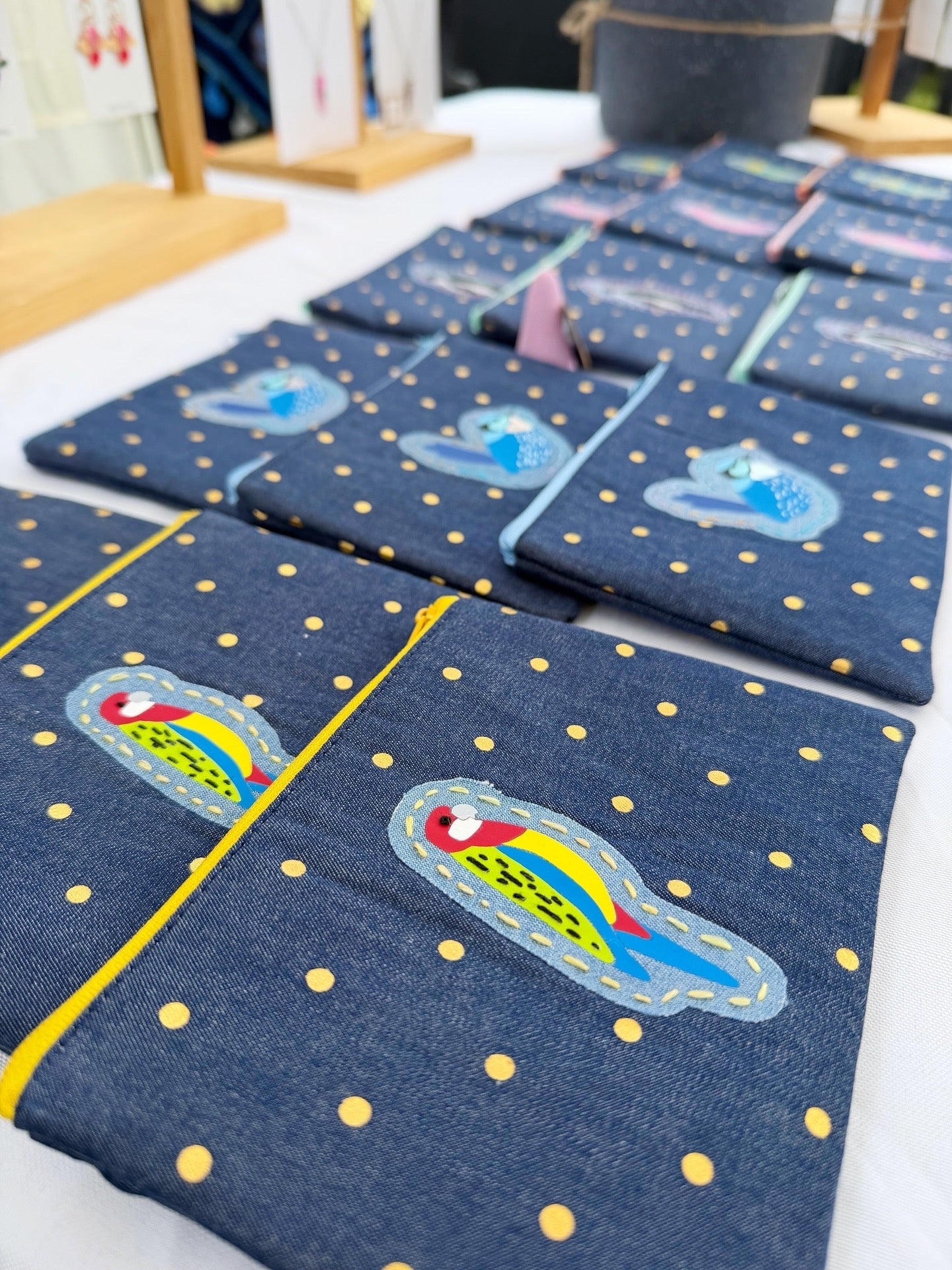 Bird Zip Pouches