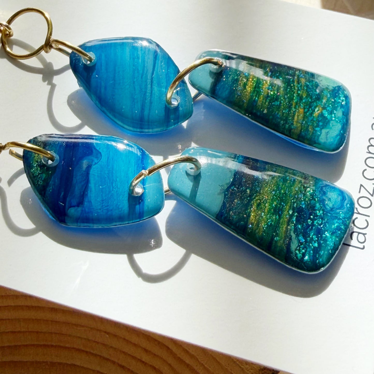 Amalfi | Dangle Earrings | Blue