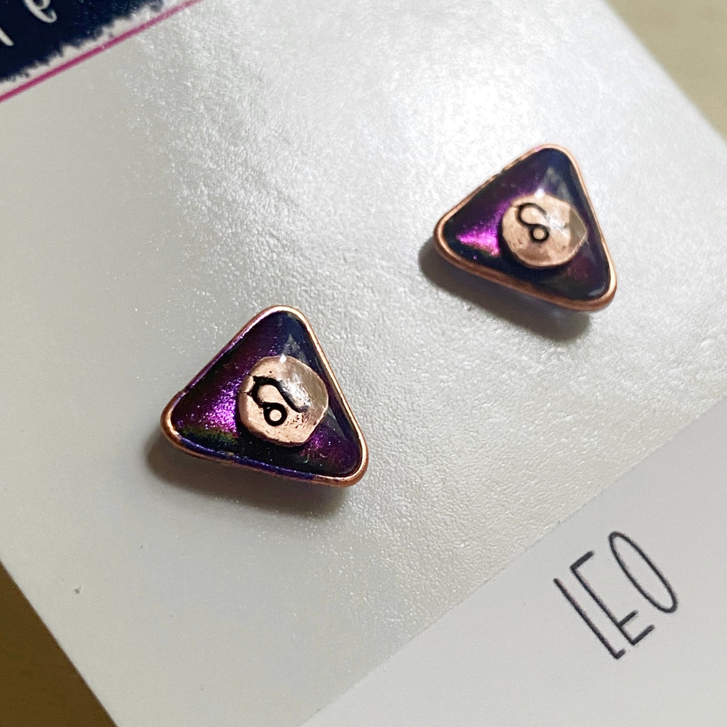 Zodiac Star Sign Earrings | Leo