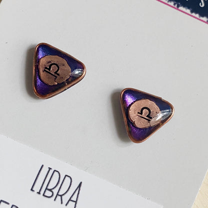 Zodiac Star Sign Earrings | Libra