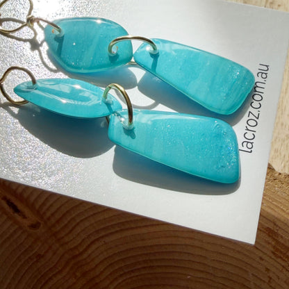 Amalfi | Dangle Earrings | Light Blue