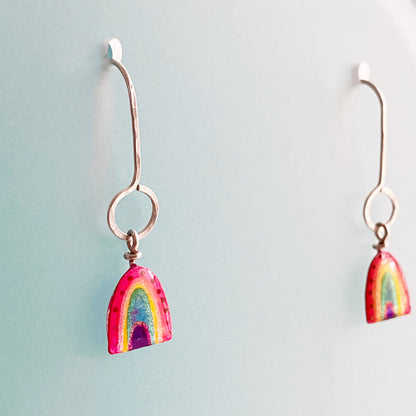 Rainbows | Silver Filled - Mini Size Earrings