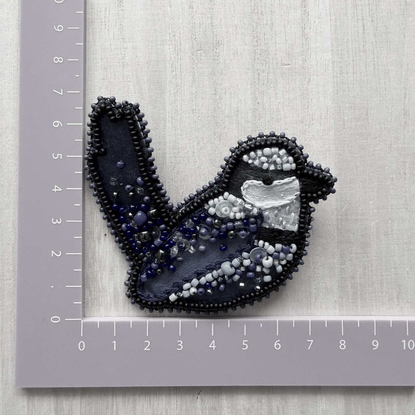 Splendid Fairy Wren | Beaded Brooch