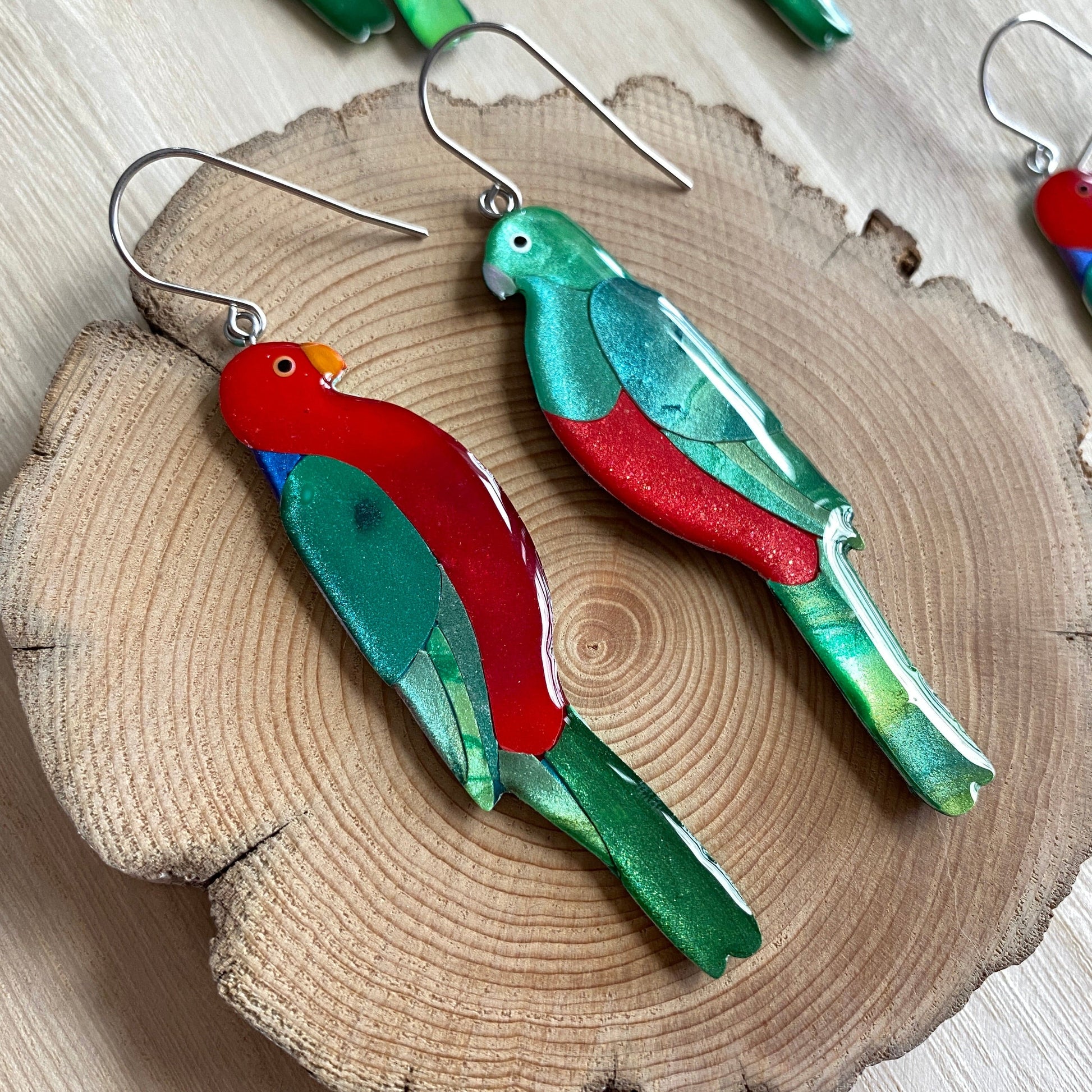 Lacroz Creations Earrings Australian King Parrot Earrings