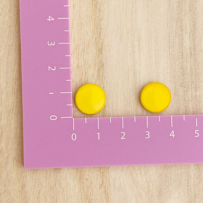 Small Stud Earrings | Yellow